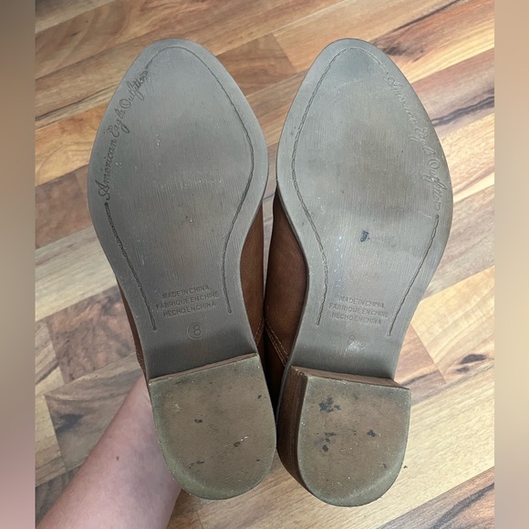 American Eagle Outfitters Brown Faux Leather Ankle Booties - Picture 8 of 9